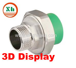 Popular Ppr Green Male Adaptor Union 20*1/2''-63*2'' 