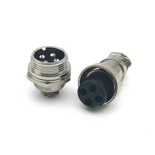 Male Female GX16 Wire Panel Thread Aviation Connector