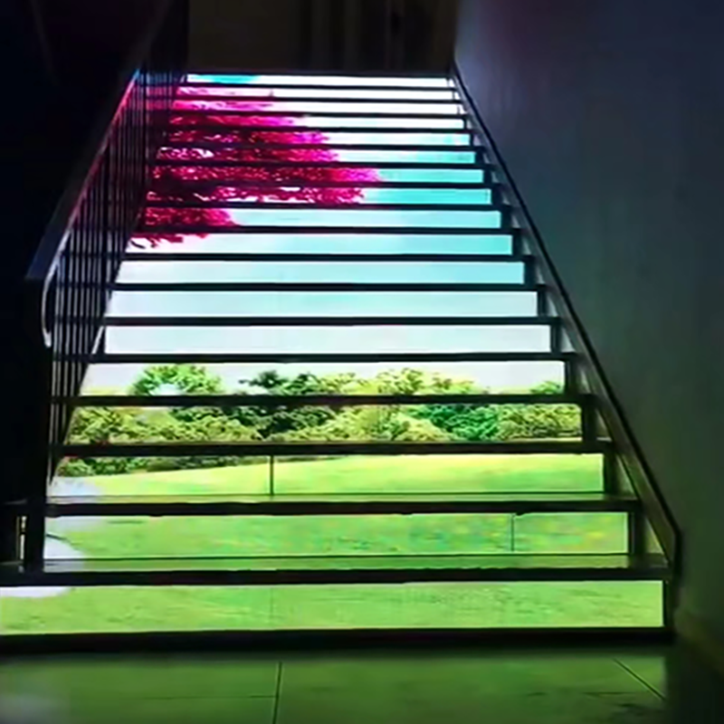 Écran vidéo LED de l'échelle d'escalier