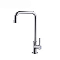 Kitchen water tap with brushed nickel finish faucets
