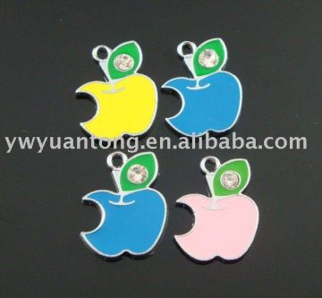 apple shape zinc pendant