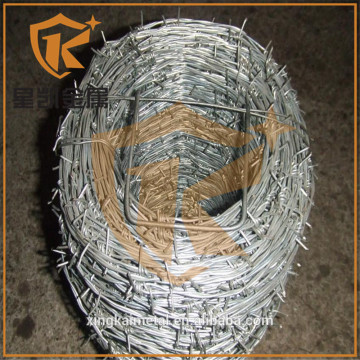 weight barbed wire hot dipped galvanized barbed wire