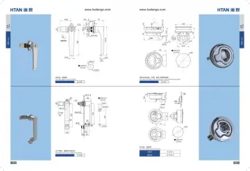 Security Cylinder  Handle Door Lock for Home
