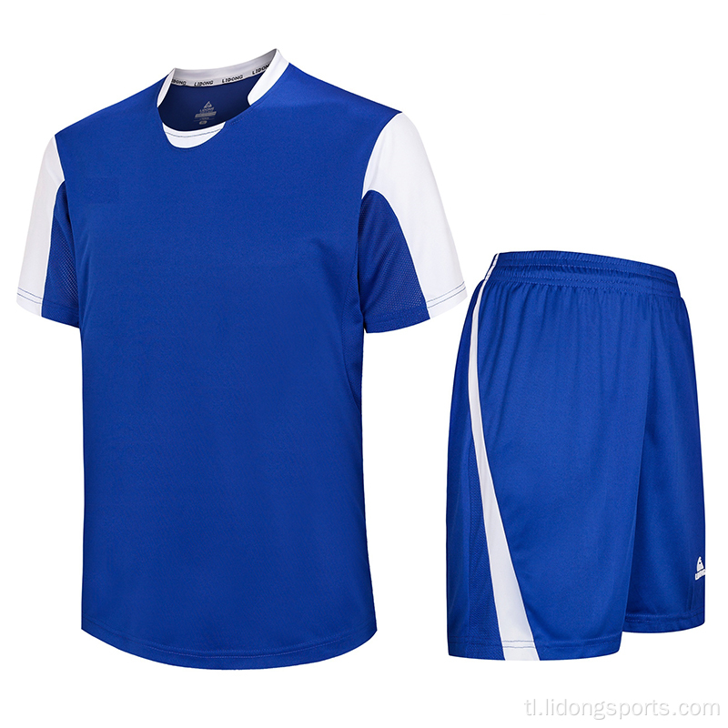 Bagong Disenyo ng pakyawan na Sublimation Men Football Soccer Jersey