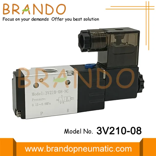 Airtac Type 3V210-08 3/2 Way Solenoid Air Valve