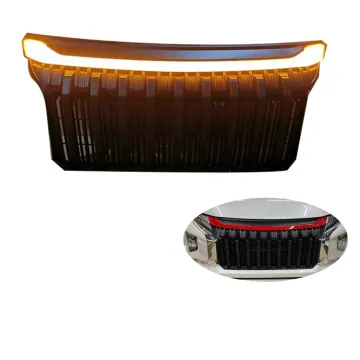 HW 4x4 Black Car Modified ABS Black Racing Grills Front Hood Bumper Grill for Triton L200 2019