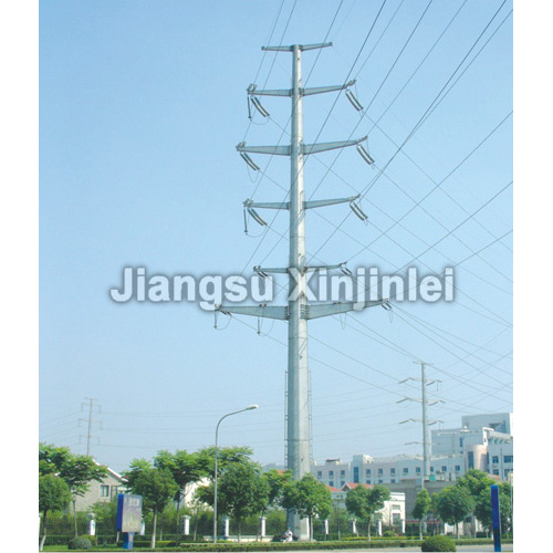 110kV elektrische stroompaal met dubbel circuit