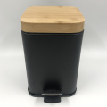 Bamboo Lip Square Pedal Bin