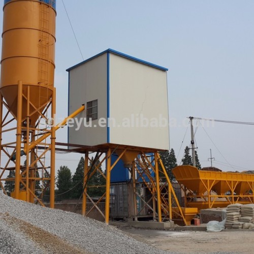 HZS series automatic HZS25 concrete batching plant price