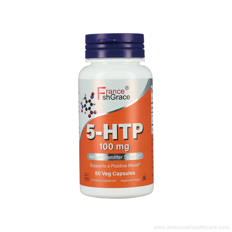 5-HTP 100 mg Boosts Calm Relaxed Mood Capsule