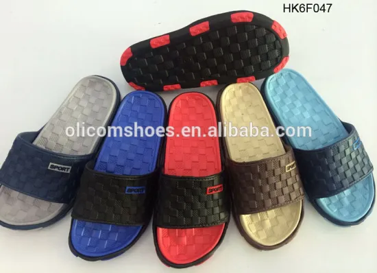 NEW! 2016 men's fashion beach sandals full eva slide slippers for men