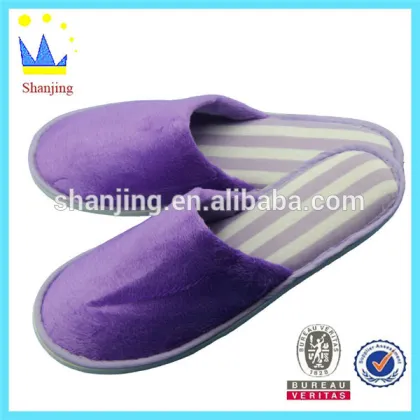 import slipper from China purple disposable floor suit footwear