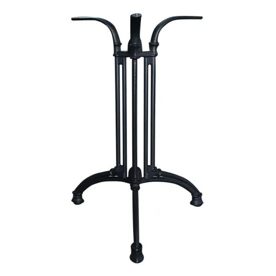 Black Cast Iron Mall Three Legs Table Base