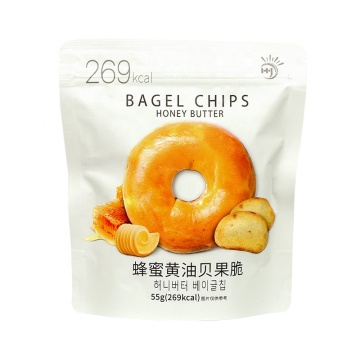 Jiur nuovi sapori patatine bagel: snack di cracker al burro al miele in vendita