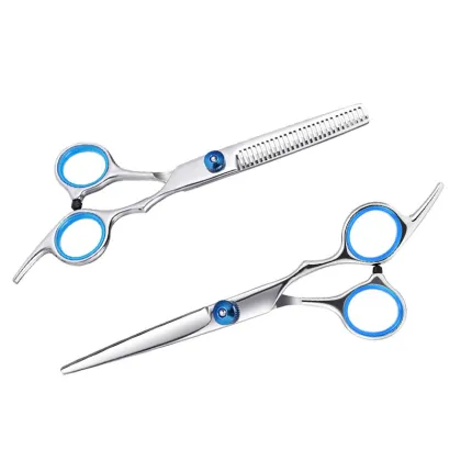 6 Inch Stainless Steel Pet Grooming Scissors for Cats - Salon Quality Haircut Scissors