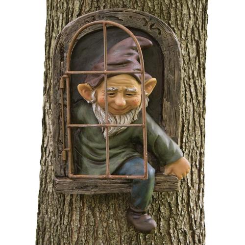 12 inch Elf Out The Door Tree Hugger