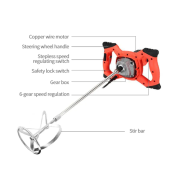 1 Year Warranty Adjustable Speed Hand Mixer