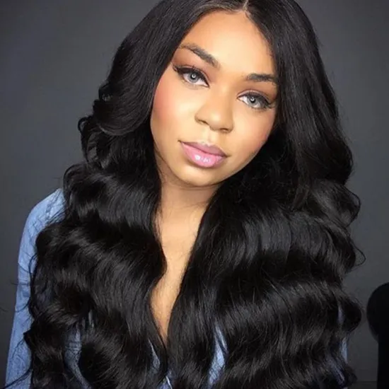 Hot Selling Wholesale Free Shipping Cuticle Aligned Unprocessed Brazilian Hair Virgin Human Hair Full Lace Wigs