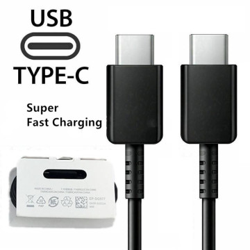 3A Fast Charger Data Cables USB C Type C to Type C for Samsung Galaxy S22 S21 Ultra S20 Note 20 10 1M