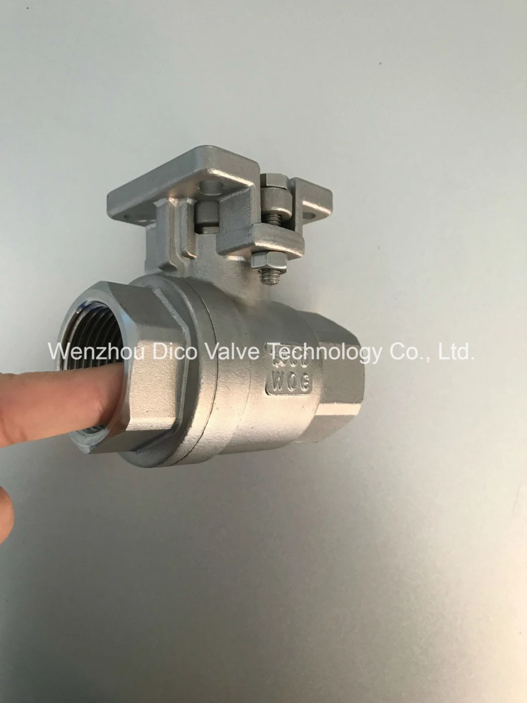 2PC ISO Pad ball valve