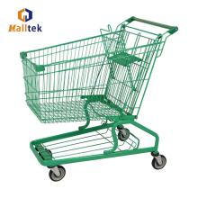 Deutscher Metall -Supermarkt Einkaufswagen