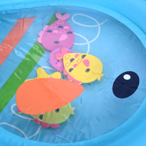 Inflatable Baby Water Play Mat Whale Shape Baby Water Mat Supplier