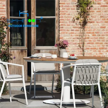 Hot Sale Modern Woven Rope Furniture: Garden & Outdoor Terrace Simple Design Rope Chair