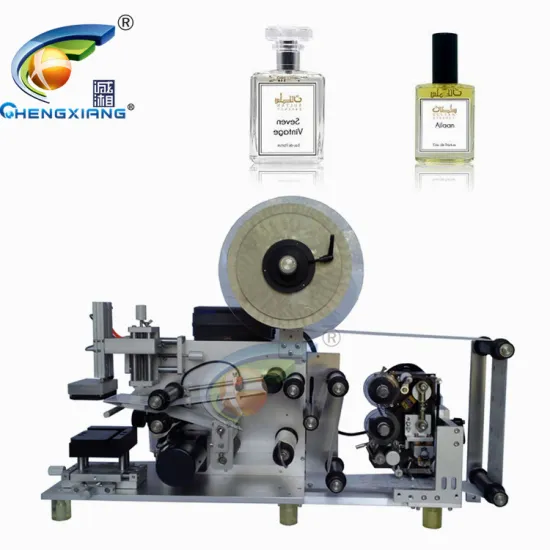 Customized Tabletop Semi-Auto Bottle Labeling Machine for 40ml to 100ml Flat/Square Bottles - Factory Price