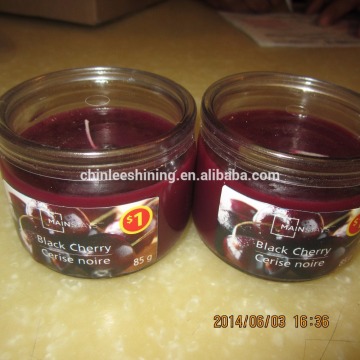 Flower Glass Jar Candle, Colour Scented glass candle