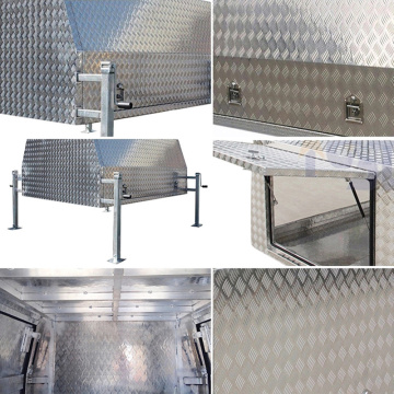 Aluminium Checker Plate UTE / LKW Wasserdichter Baldachin Werkzeugkasten