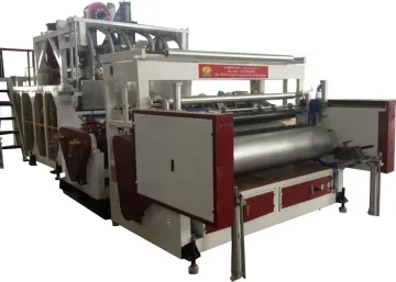 PE food fresh keeping Double Layer stretch film rewinding machine