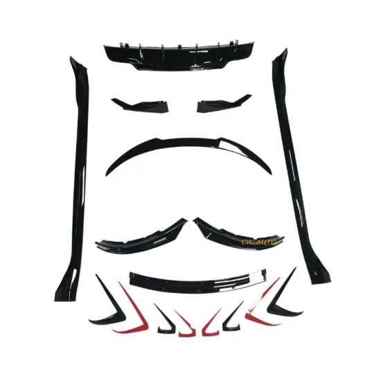 Tesla Model 3 AERO Kit: Modified Body Kits for Facelift with Front Splitter, Side Skirts, and Lip