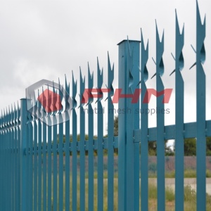 Residential Fence of Metal Steel Palisade Fencing