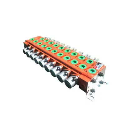 truck mounted crane sectional hydraulic control manual valve