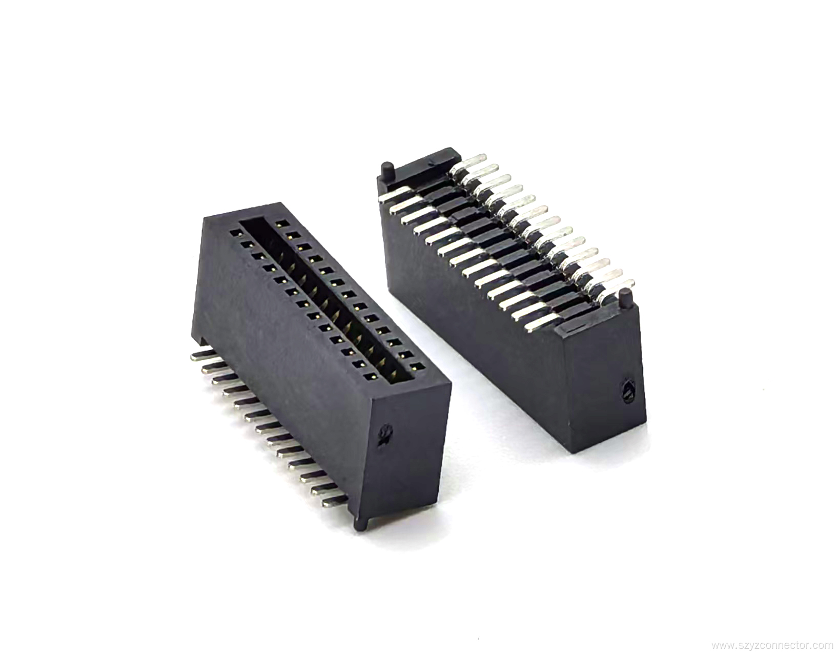 MINI PCI 26P Straight Angle SMT Connector With Dislocation Post H7.8mm 2*13P