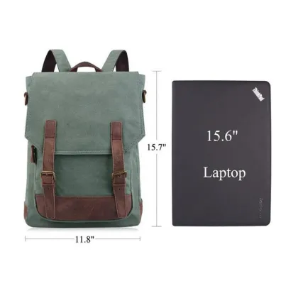Korean style backpack canvas bag for the youngers