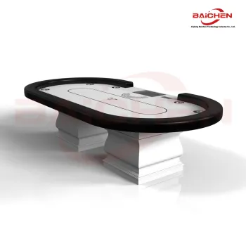 custom logo printed poker table