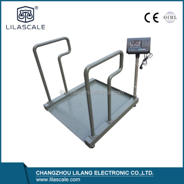 Industrial Carbon Steel Weighing Platform Scale 200kg Floor Wheelchair Scale