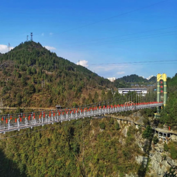 Chongqing Banan Qiaoping-5D Panoramic Glass Bridge SGPフィルム
