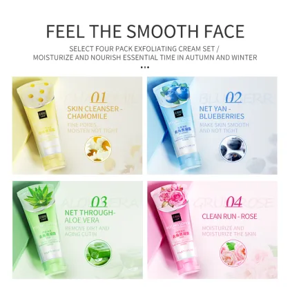 Exfoliating gel Facial Wash Cleanser Nourishing Whitening