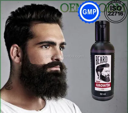 China OEM ODM 100% Natural Herbal Beard Oil for Men's Beard Growth