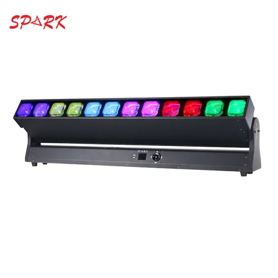 LED Bar Light Pixel Zoom 12pcs 60W RGBW for Professional Clubs and Stages