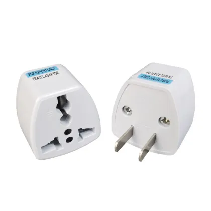 2pin Universal Plug Adapter Power Adapter Conversion Plug Travel Adapter Converter US Plug