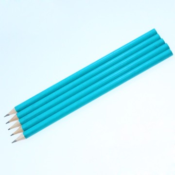 Natural Wooden Hexagon Round Triangular Shape Linden Wood HB Pencil
