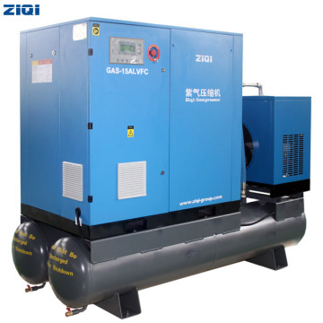 15 كيلو واط 20HP محرك محرك ثلاثي السرعة الثابتة ضواغط المسمار المسمار المسمار للصناعة العامة