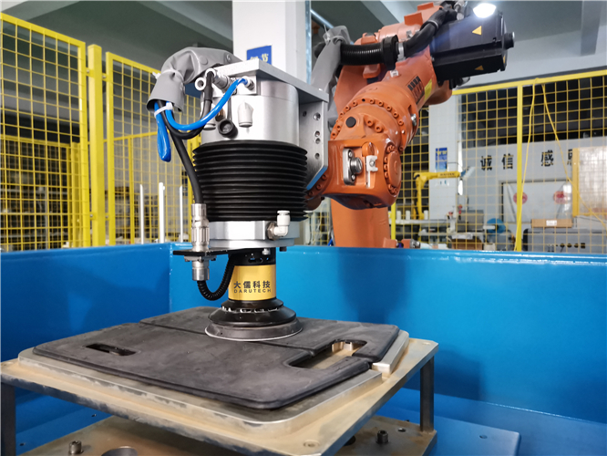 Sunvisor grinding sanding industrial robot