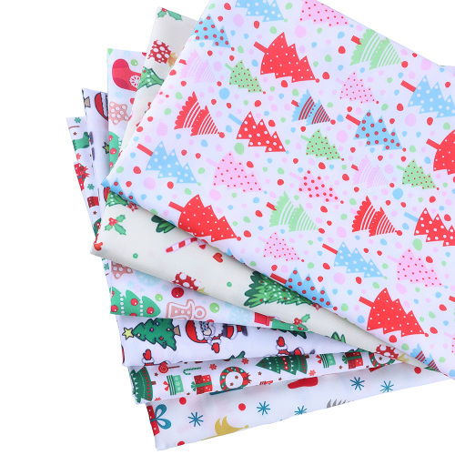 50*140cm Christmas Polyester Cotton Fabric DIY Tissue Bedding Home Textile Sewing Doll Fabric High Breathable