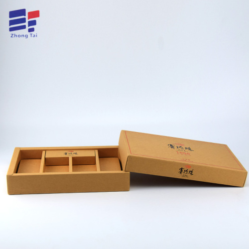 Kraft paper tea packaging box