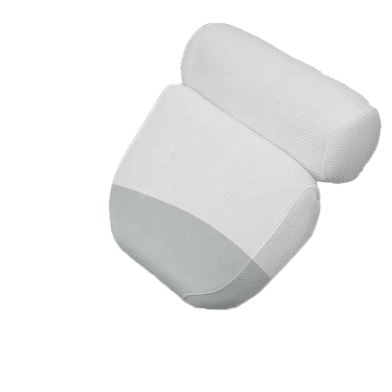 Bantal mandi spa modern dengan cangkir ucapan udara dan bak 3D