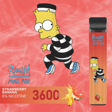 Top RandM Max Pro Disposable Vape 3600 Puffs